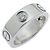 Anello classico Love in oro bianco 18K con diamanti di Cartier