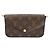 Borsa a Spalla Monogram Multi Pochette Felicie di Louis Vuitton Marrone Cachi