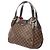 Borsa Louis Vuitton Damier Sistina GM Marrone - vista 3