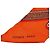 Bufanda de seda TRES KELLY de Hermès Castaño Naranja - vista 2