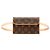 Borsa a Spalla Pochette Florentine Monogram Louis Vuitton Marrone