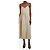 Mara Hoffman Schwarz-weißer gestreifter Sommerkleid - Größe UK 6 - Ansicht 3