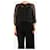 Simone Rocha Schwarze transparente Spitzenstrickjacke - Größe L - Ansicht 3