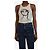 Marni Camiseta sin mangas blanca con estampado - talla UK 8 Blanco - vista 3