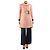 Autre Marque Rosa doppelt gefütterte Jacquard-Jacke - Größe UK 8 Pink