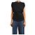 Isabel Marant Schwarzes ärmelloses gerafftes T-Shirt - Größe XS