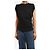 Isabel Marant Schwarzes ärmelloses gerafftes T-Shirt - Größe XS - Ansicht 3
