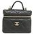Portachiavi in pelle nera Chanel Nero - vista 2