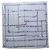 Foulard in seta blu Louis Vuitton