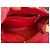 Borsa Tote in Pelle Rossa Saint Laurent Sac de Jour Rosso - vista 9