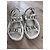 Sandali bianchi Gucci decorati con cristalli Bianco - vista 3