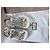 Sandali bianchi Gucci decorati con cristalli Bianco - vista 5