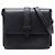 Borsa a tracolla in pelle di vitello grana nera Chanel Nero