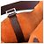 Hermès Picotin 18 Bicolor Orange aus Clemence Dunkelbraun - Ansicht 6