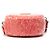 Clutch rotondo Chanel in agnello rosa con paillettes 19 con catena - vista 3