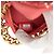 Clutch rotondo Chanel in agnello rosa con paillettes 19 con catena - vista 6