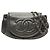 Chanel Gray Large Metallic Caviar Half Moon Flap Brown Dark grey