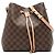 Néonoé Louis Vuitton Borsa NeoNoe MM Damier Ebene Marrone