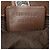 Borsa a mano in pelle marrone Gucci con nastro Web Marrone scuro - vista 6