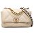 Chanel Brun Moyen En Cuir D'Agneau 19 Flap Marron Beige
