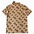 Autre Marque Abstract Pattern Boss Polo Brown Beige - view 8