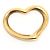 Elsa Peretti Collana con pendente a cuore aperto in oro 18K Tiffany & Co. Giallo