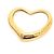 Elsa Peretti Collana con pendente a cuore aperto in oro 18K Tiffany & Co. Giallo - vista 2