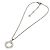 Bulgari Collana con Logo Circolare in Oro Bianco 18K Bvlgari Argento - vista 2