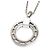 Bulgari Collana con Logo Circolare in Oro Bianco 18K Bvlgari Argento - vista 5