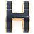 Collana Pendente Pop H di Hermès Nero D'oro - vista 2