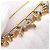 Spilla in metallo dorato con strass Chanel - vista 4