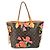 Borsa a Spalla Neverfull MM Monogramma Rosa Louis Vuitton Marrone - vista 2