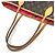 Borsa a Spalla Neverfull MM Monogramma Rosa Louis Vuitton Marrone - vista 8