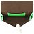 Borsa a spalla Baguette piatta Fendi Verde - vista 6