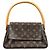 Borsa a mano Mini Looping Monogram Louis Vuitton Marrone