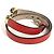 Bulgari Bracciale in pelle rossa Bvlgari Rosso - vista 3