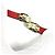 Bulgari Bracciale in pelle rossa Bvlgari Rosso - vista 6