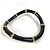 Collana choker con logo Bamboo Gucci 830377 Nero D'oro - vista 5