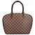 Borsa a mano Damier orizzontale Salia di Louis Vuitton Marrone - vista 3