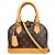 Borsa a Spalla Alma BB Monogramma Louis Vuitton Marrone