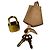 Borsa a Spalla Alma BB Monogramma Louis Vuitton Marrone - vista 13
