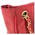 Borsa Vintage Chanel Logo CC Coco Mark Rosso - vista 11