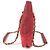 Borsa Vintage Chanel Logo CC Coco Mark Rosso - vista 3