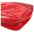 Borsa Vintage Chanel Logo CC Coco Mark Rosso - vista 6