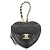 Charm per borsa Chanel AP4838 in pelle di agnello nera Nero