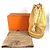 Borsa a spalla con cordino e logo perforato H di Hermès Beige Giallo - vista 10