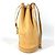 Borsa a spalla con cordino e logo perforato H di Hermès Beige Giallo - vista 3