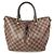 Louis Vuitton Damier Siena MM Tote Bag Braun