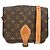 Borsa Cartouchiere Louis Vuitton Monogram Canvas MM Marrone