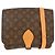 Borsa Cartouchiere Louis Vuitton in tela Monogram GM Marrone